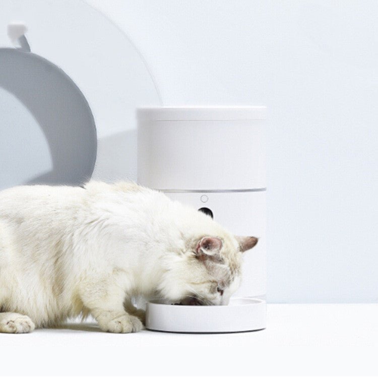 Pet Dog Cat Food Dispenser Bowl with Camera Wide Angle Automatic Pet Feeder Food Bowl APP Control Pet Accessories - #amazingpetmarket#