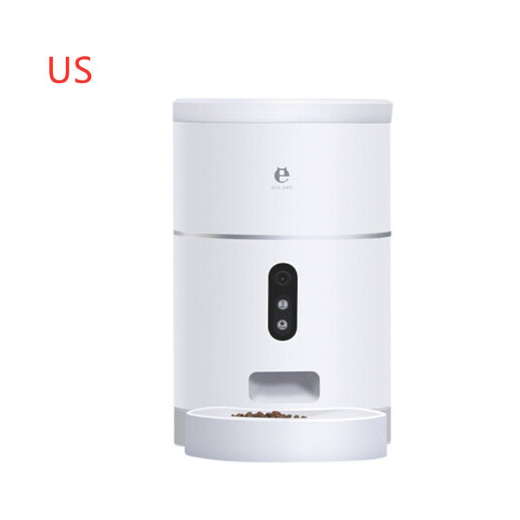 Pet Dog Cat Food Dispenser Bowl with Camera Wide Angle Automatic Pet Feeder Food Bowl APP Control Pet Accessories - #amazingpetmarket#