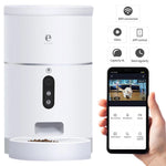 Pet Dog Cat Food Dispenser Bowl with Camera Wide Angle Automatic Pet Feeder Food Bowl APP Control Pet Accessories - #amazingpetmarket#
