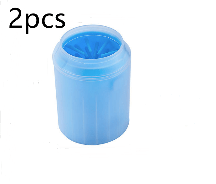 Pet Paw Cleaner Cleaning Kit Cup Soft Brush Can - #amazingpetmarket#