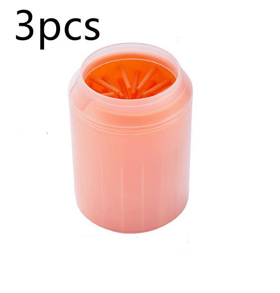 Pet Paw Cleaner Cleaning Kit Cup Soft Brush Can - #amazingpetmarket#