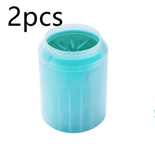 Pet Paw Cleaner Cleaning Kit Cup Soft Brush Can - #amazingpetmarket#