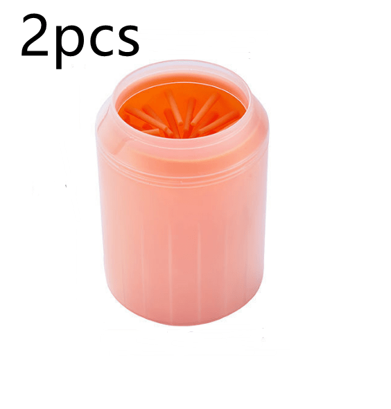 Pet Paw Cleaner Cleaning Kit Cup Soft Brush Can - #amazingpetmarket#