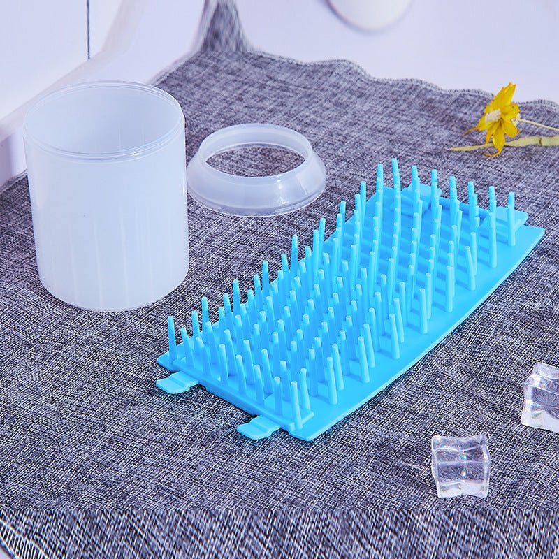 Pet Paw Cleaner Cleaning Kit Cup Soft Brush Can - #amazingpetmarket#